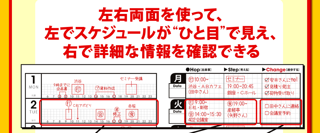 毎日の予定・課題を効率的にこなせるスケジュール管理